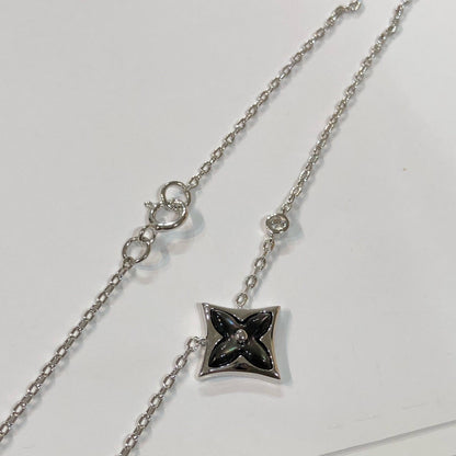 [CiCi]STAR BLACK MOP NECKLACE