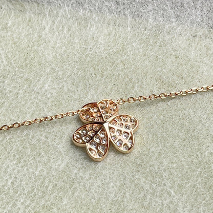 [CiCi]FLOWER DIAMOND NECKLACE