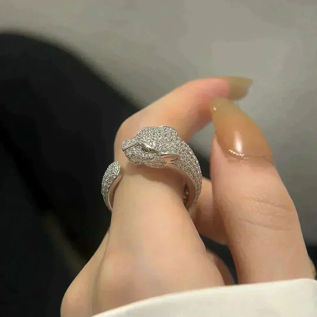 [CiCi]PANTHERE 5.5MM ALL DIAMOND RING