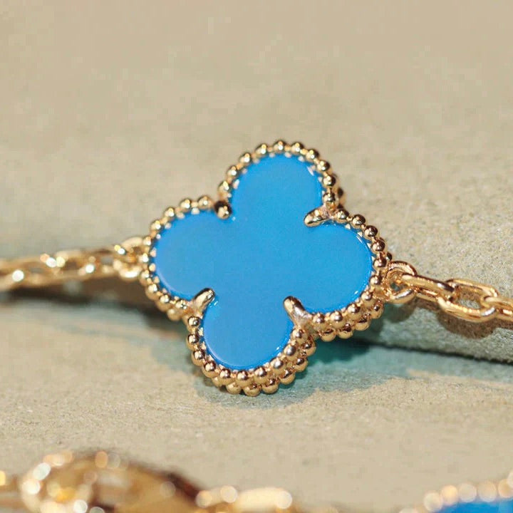 [CiCi]CLOVER 20 MOTIFS TÜRKIS GOLD