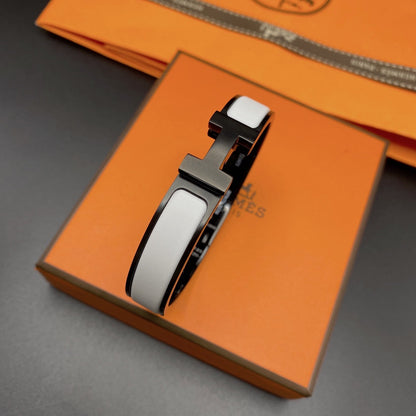 [CiCi]H BRACELET 12MM BLACK WHITE CERAMIC