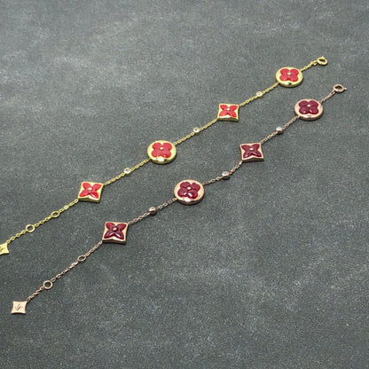 [CiCi]STAR AND SUN CARNELIAN 4 MOTIFS 3 DIAMONDS