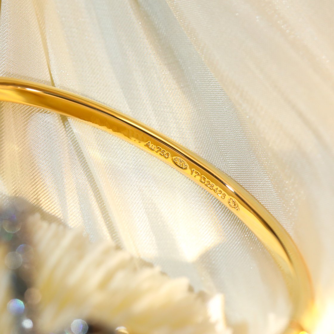 [CiCi]VOLTE UPSITE DOWN GOLD DIAMOND BRACELET