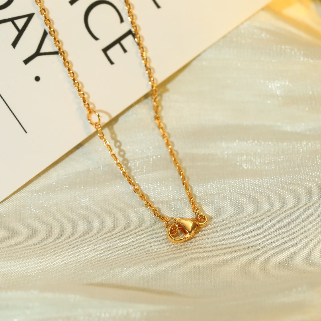[CiCi]VOLT SILVER DIAMOND PEDANT NECKLACE