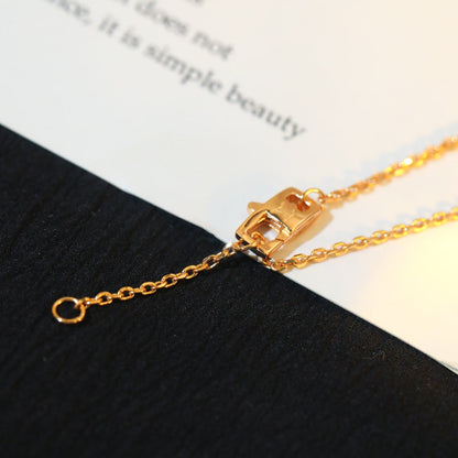 [CiCi]STAR AND SUN DIAMOND PINK GOLD NECKLACE