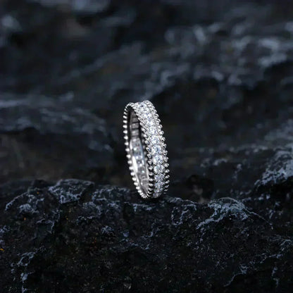 [CiCi]PERLEE DIAMOND SILVER RING
