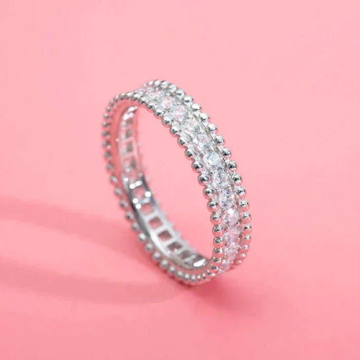 [CiCi]PERLEE DIAMOND SILVER RING