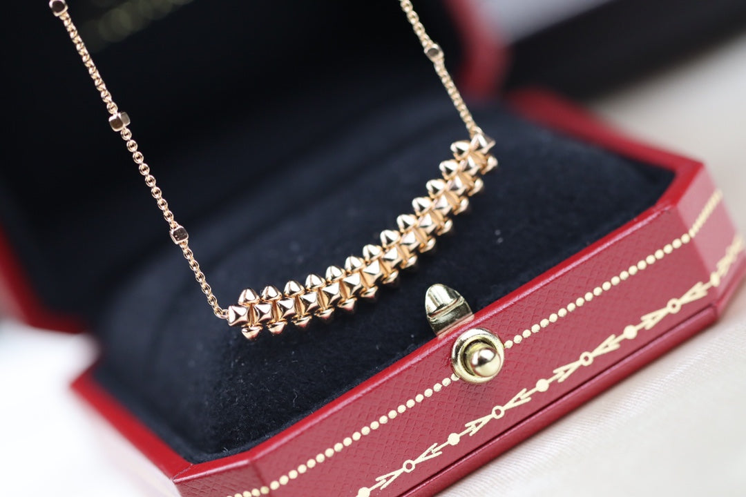 [CiCi]CLASH PINK GOLD NECKLACE