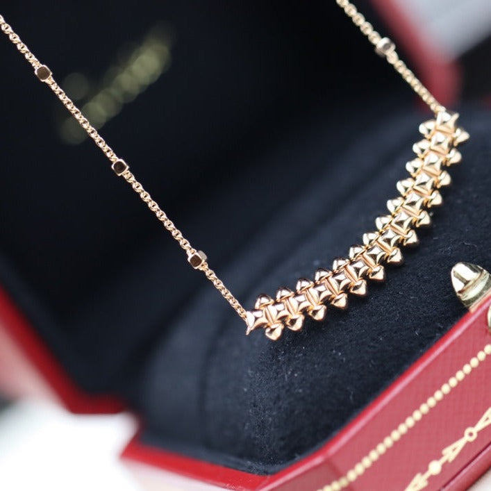 [CiCi]CLASH PINK GOLD NECKLACE