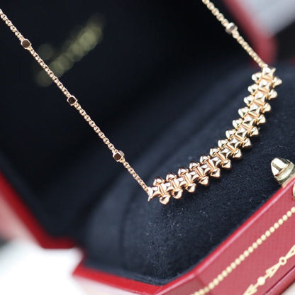 [CiCi]CLASH PINK GOLD NECKLACE