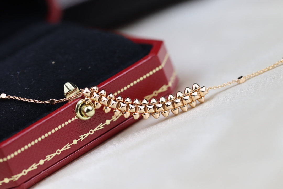 [CiCi]CLASH PINK GOLD NECKLACE