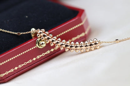 [CiCi]CLASH PINK GOLD NECKLACE
