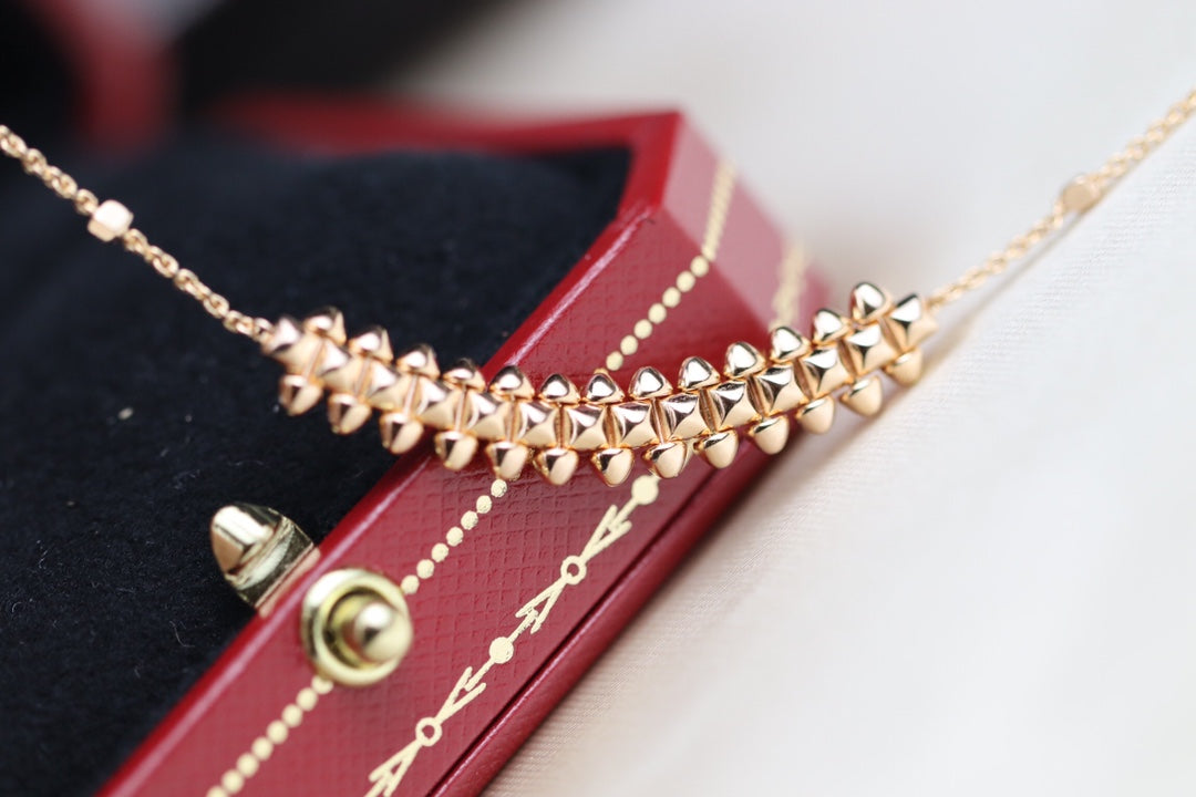 [CiCi]CLASH PINK GOLD NECKLACE