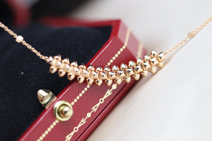 [CiCi]CLASH PINK GOLD NECKLACE