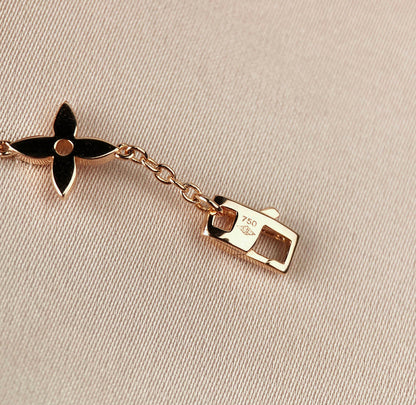 [CiCi]STAR AND SUN 7 MOTIFS GOLD BRACELET