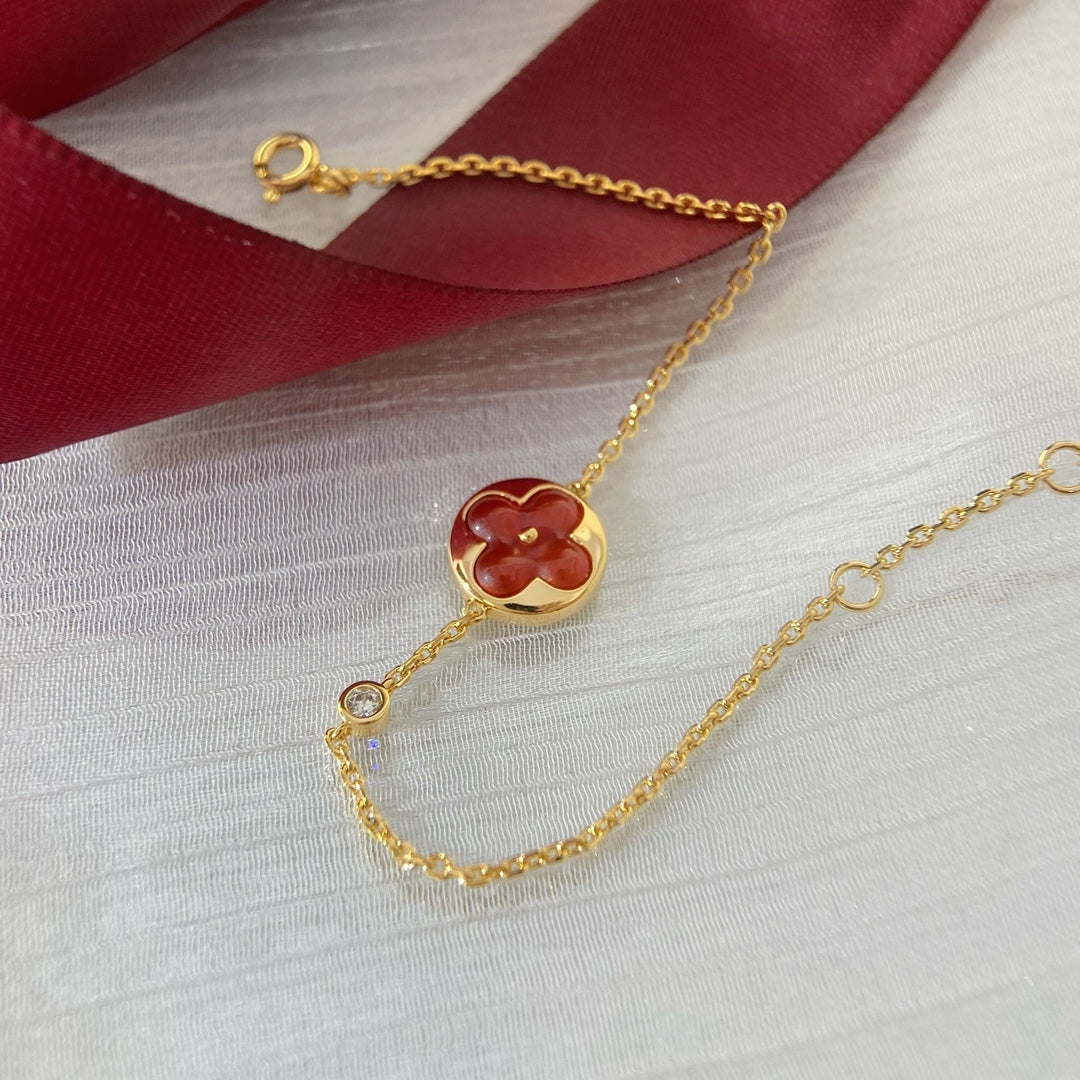 [CiCi]SUN PEDANT CARNELIAN BRACELET