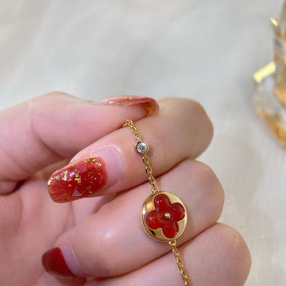 [CiCi]SUN PEDANT CARNELIAN BRACELET