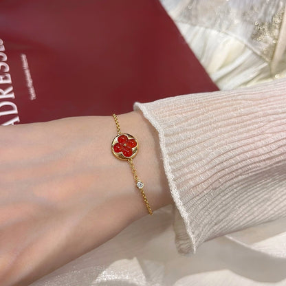 [CiCi]SUN PEDANT CARNELIAN BRACELET