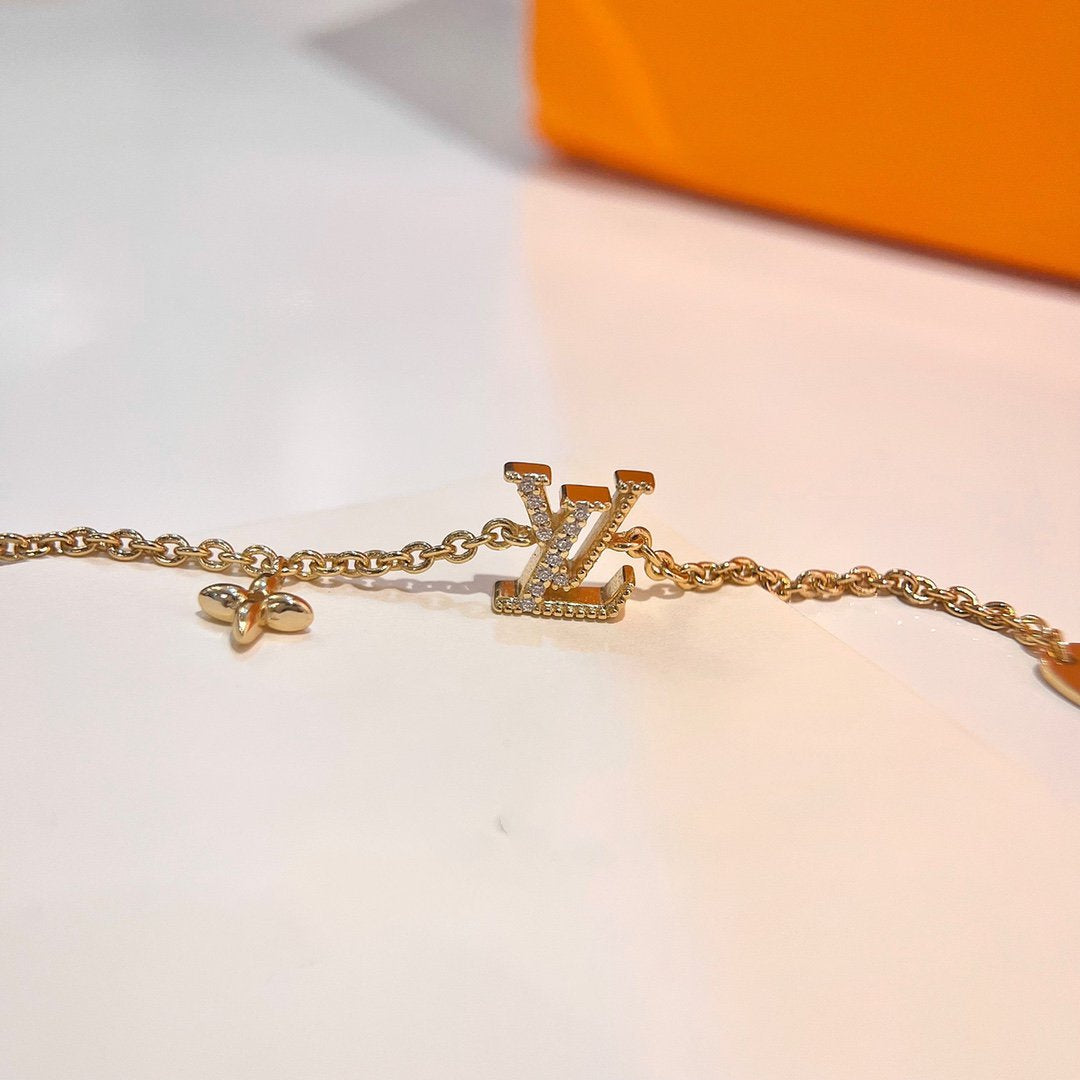 [CiCi]LOGO STAR MOTIF GOLD BRACELET