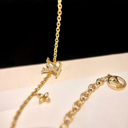 [CiCi]LOGO STAR MOTIF GOLD BRACELET