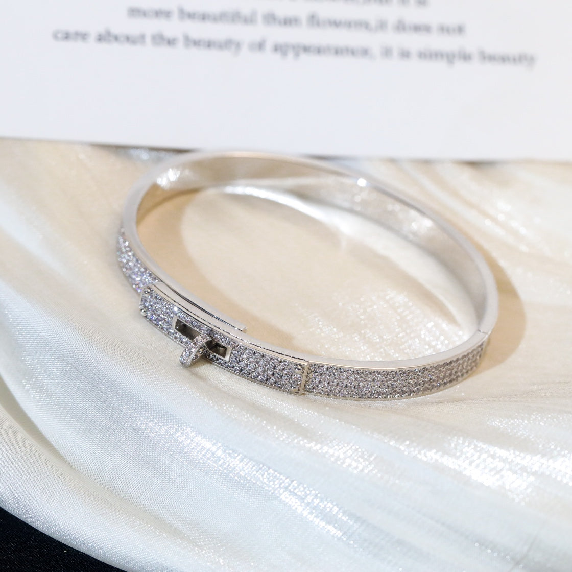[CiCi]KELLY BRACELET DIAMOND PAVED