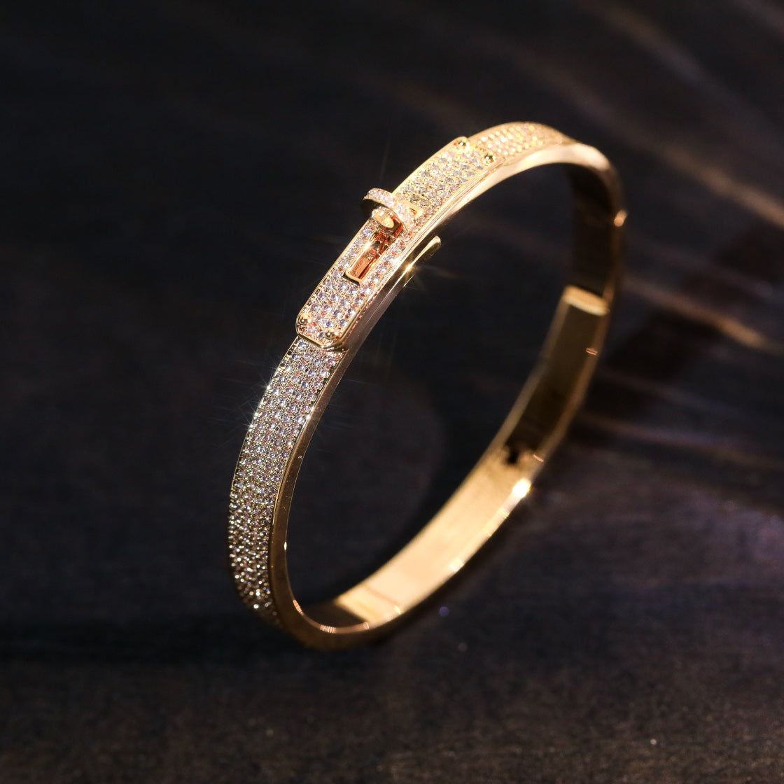 [CiCi]KELLY BRACELET DIAMOND PAVED