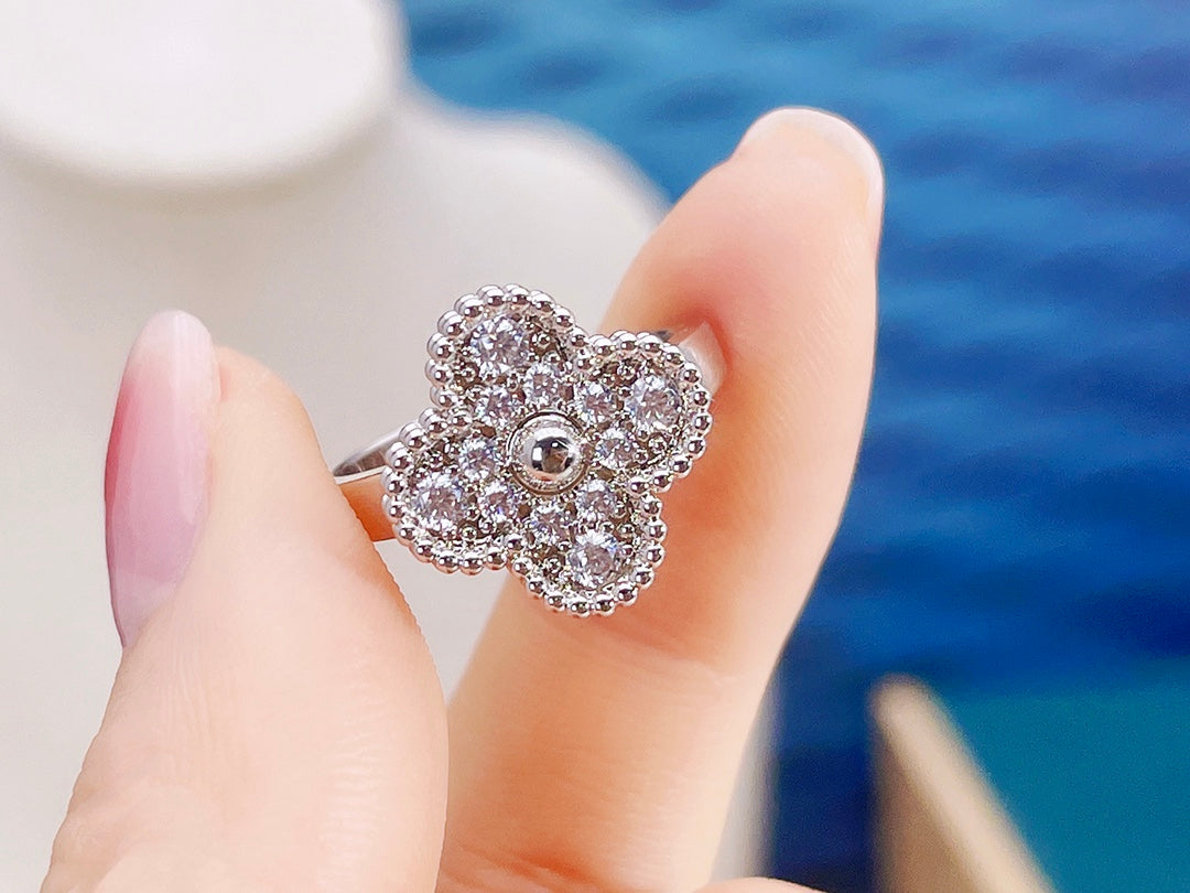 [CiCi]CLOVER DIAMOND RING