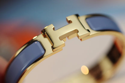 [CiCi]H BRACELET 12MM BLUE GRAY
