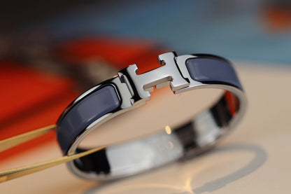 [CiCi]H BRACELET 12MM BLUE GRAY