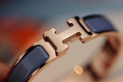 [CiCi]H BRACELET 12MM BLUE GRAY