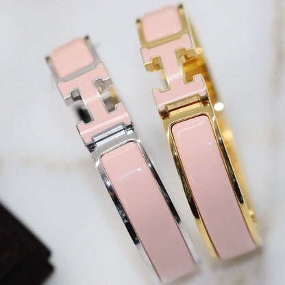 [CiCi]H BRACELET 12MM PINK