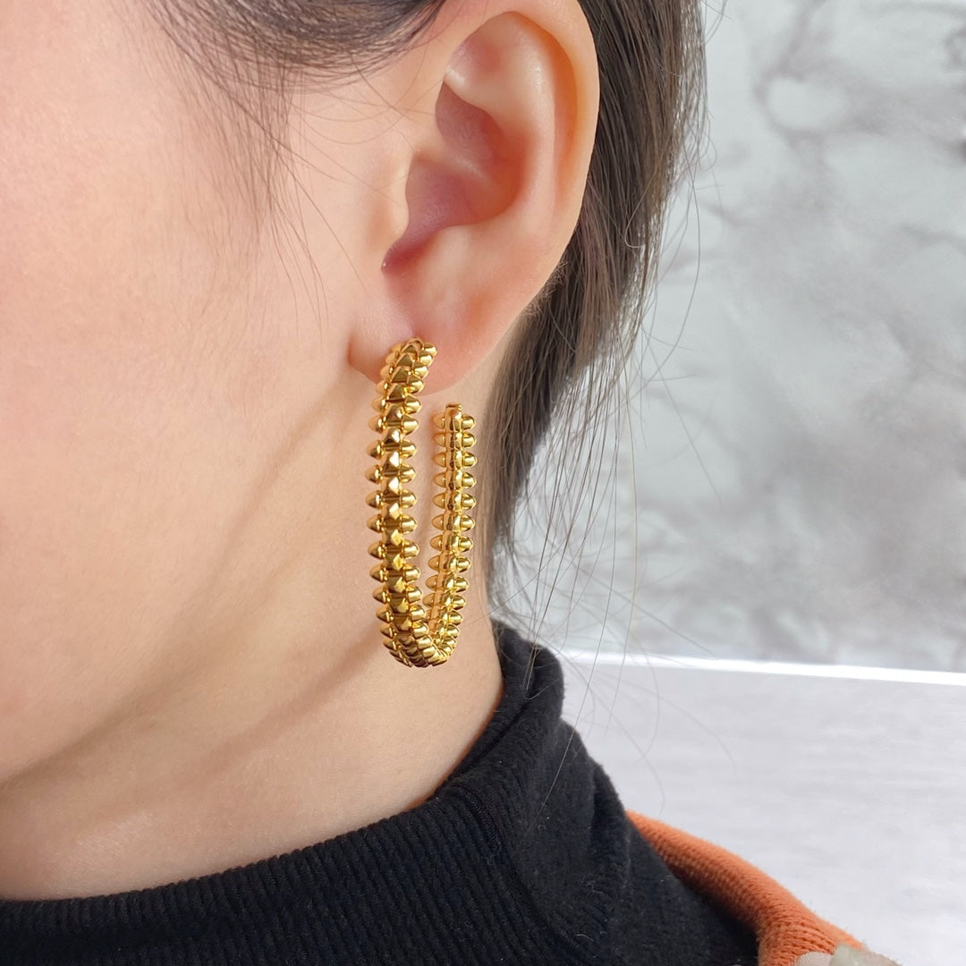 [CiCi]CLASH HOOP EARRINGS