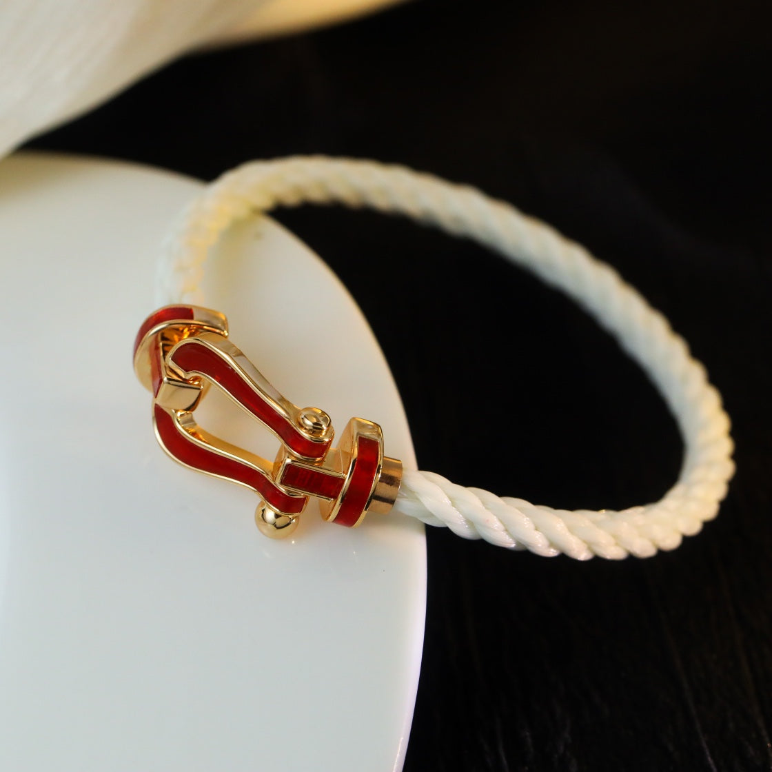 [CiCi]FORCE 10 WHITE TEXTILE DIAMOND PAVED