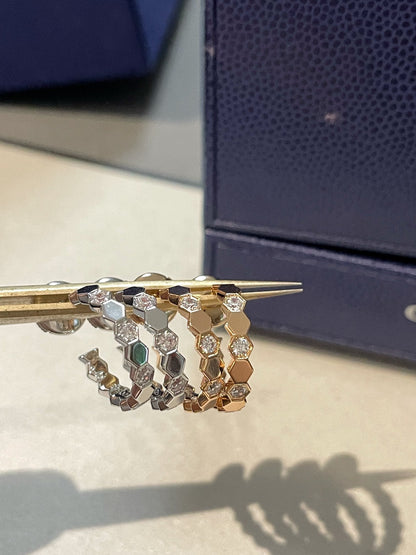 [CiCi]Hollow Design Four-Leaf Clover Flower Shape Ring