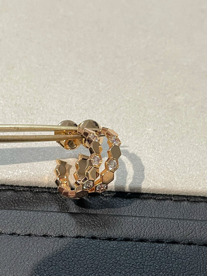 [CiCi]Hollow Design Four-Leaf Clover Flower Shape Ring