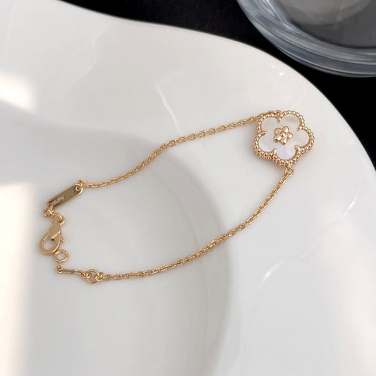 [CiCi]LUCKY SPRING ROSE GOLD MOP BRACELET