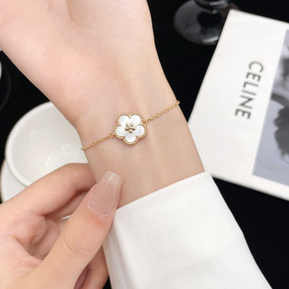 [CiCi]LUCKY SPRING ROSE GOLD MOP BRACELET