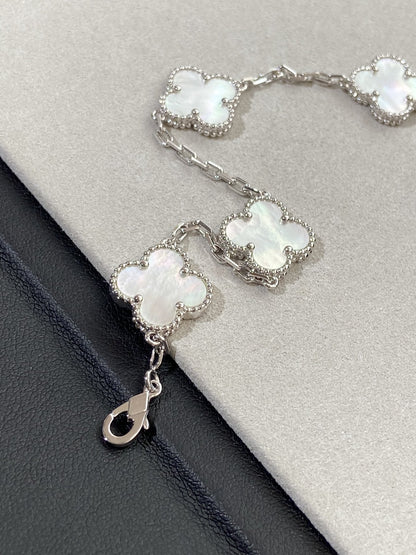 [CiCi]CLOVER WHITE PEARL MOP 5 MOTIV ARMBANDKOLLEKTION