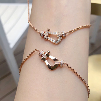 [CiCi]FORCE 10 PINK GOLD DIAMOND NECKLACE