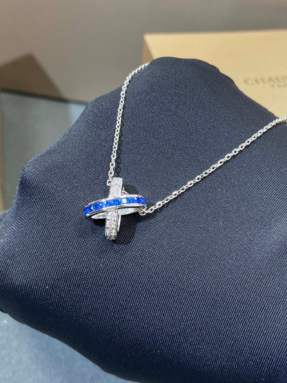 [CiCi]LIENS DIAMOND SILVER NECKLACE
