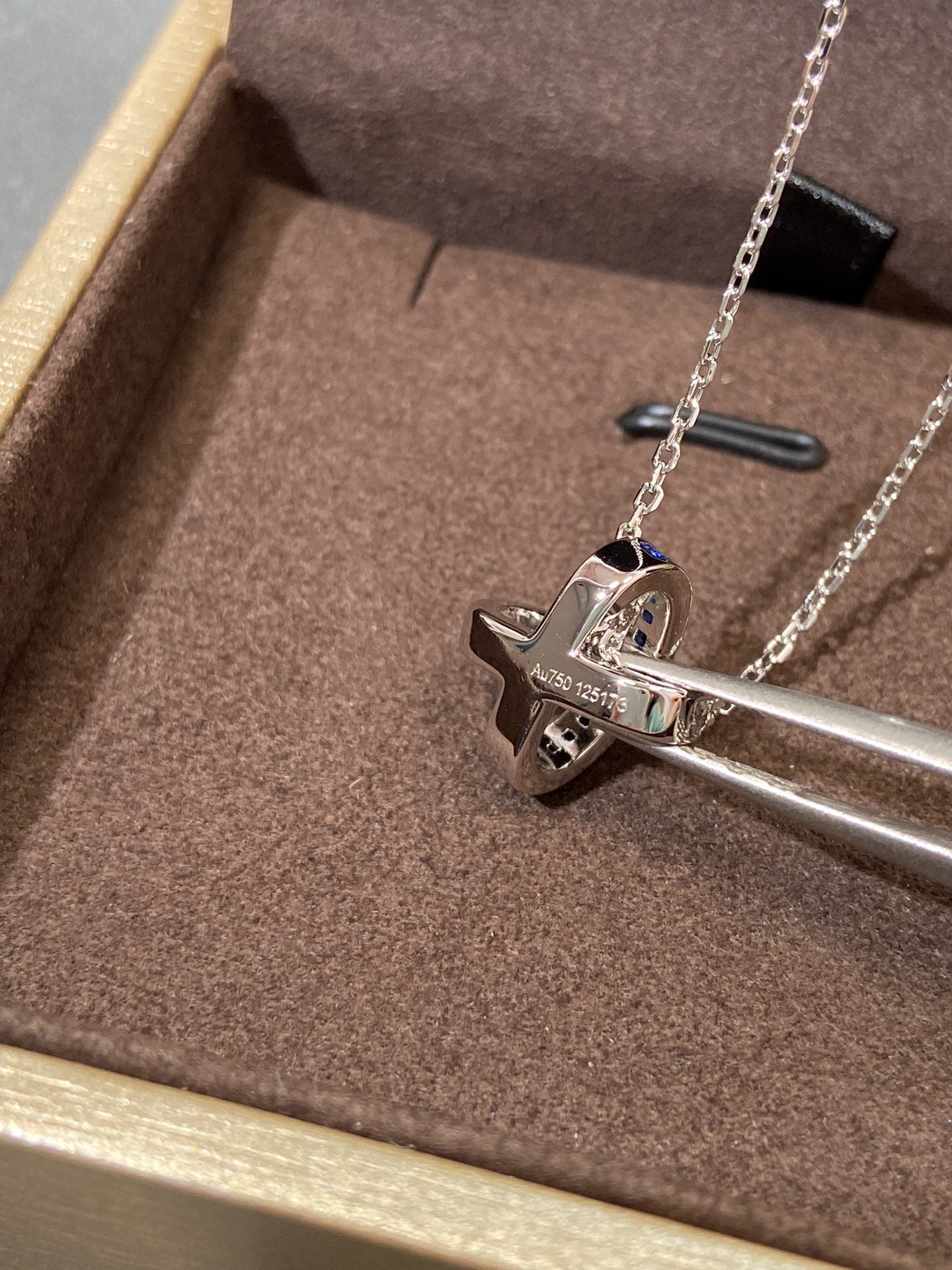[CiCi]LIENS DIAMOND SILVER NECKLACE