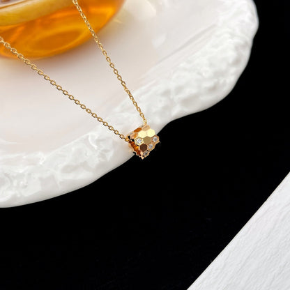 [CiCi]BEE MINI PEDANT DIAMOND NECKLACE