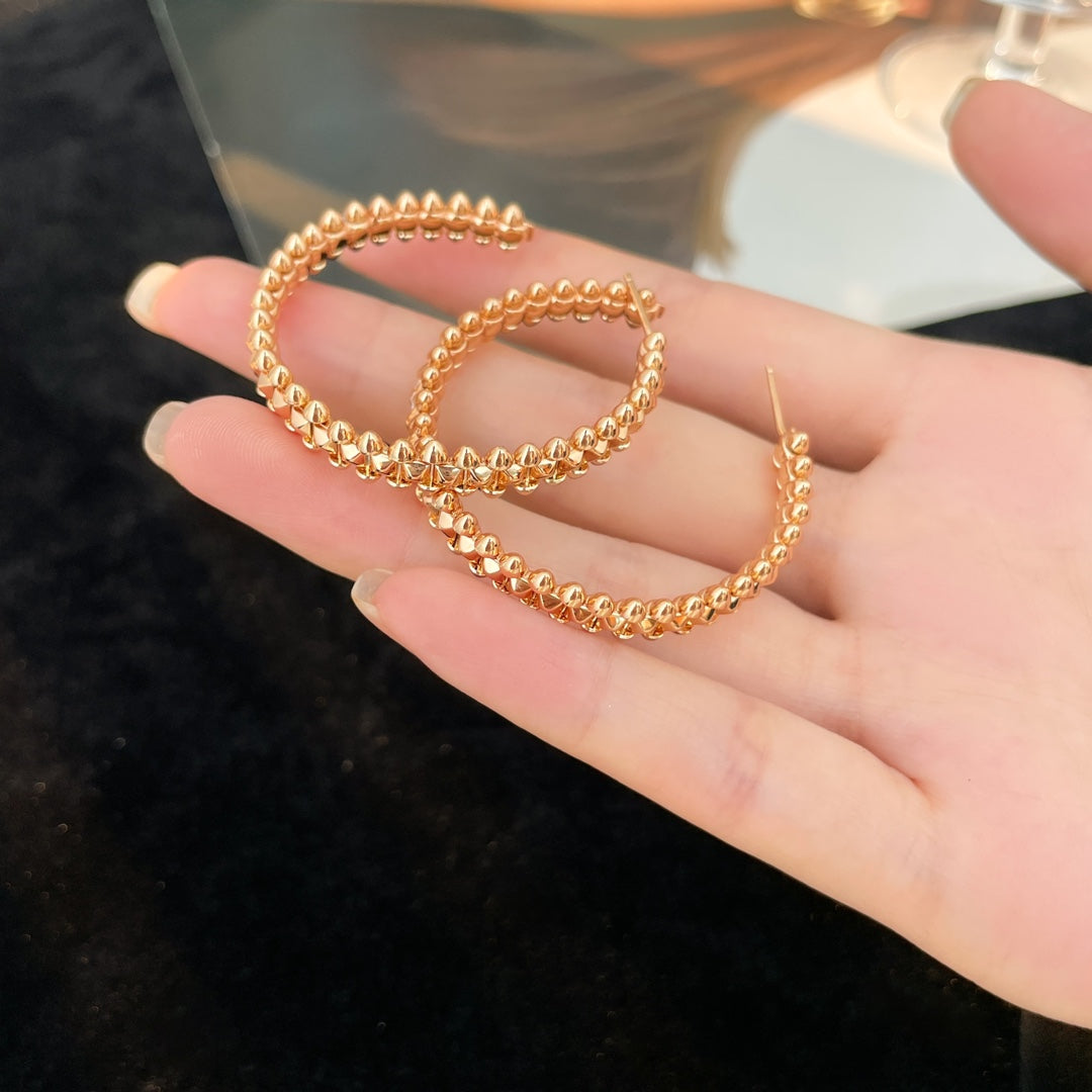 [CiCi]CLASH HOOP EARRINGS