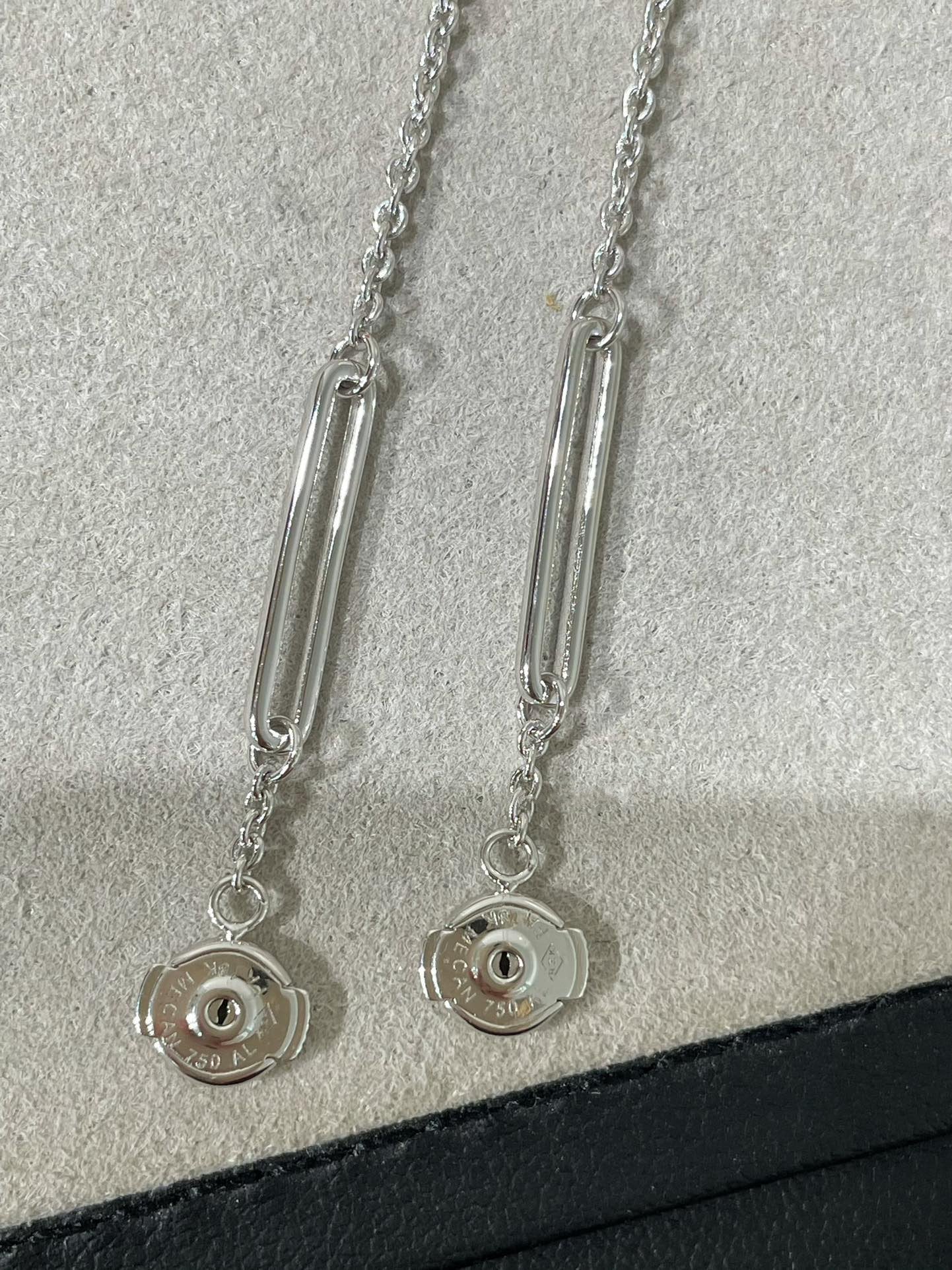 [CiCi]CHAINE CHAOS DIAMOND DROP EARRINGS