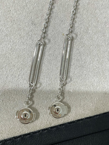 [CiCi]CHAINE CHAOS DIAMOND DROP EARRINGS