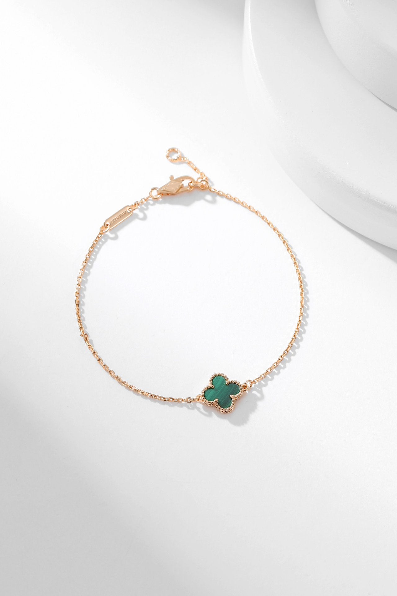 [CiCi]CLOVER BRACELET MALACHITE 1 MOTIF