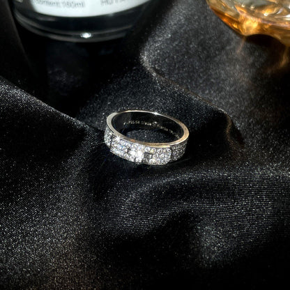 [CiCi]KELLY SILVER DIAMOND RING