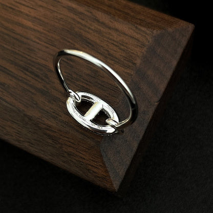 [CiCi]RONDE SMALL SILVER DIAMOND RING