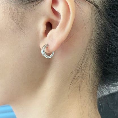 [CiCi]LOVE DIAMOND EARRINGS