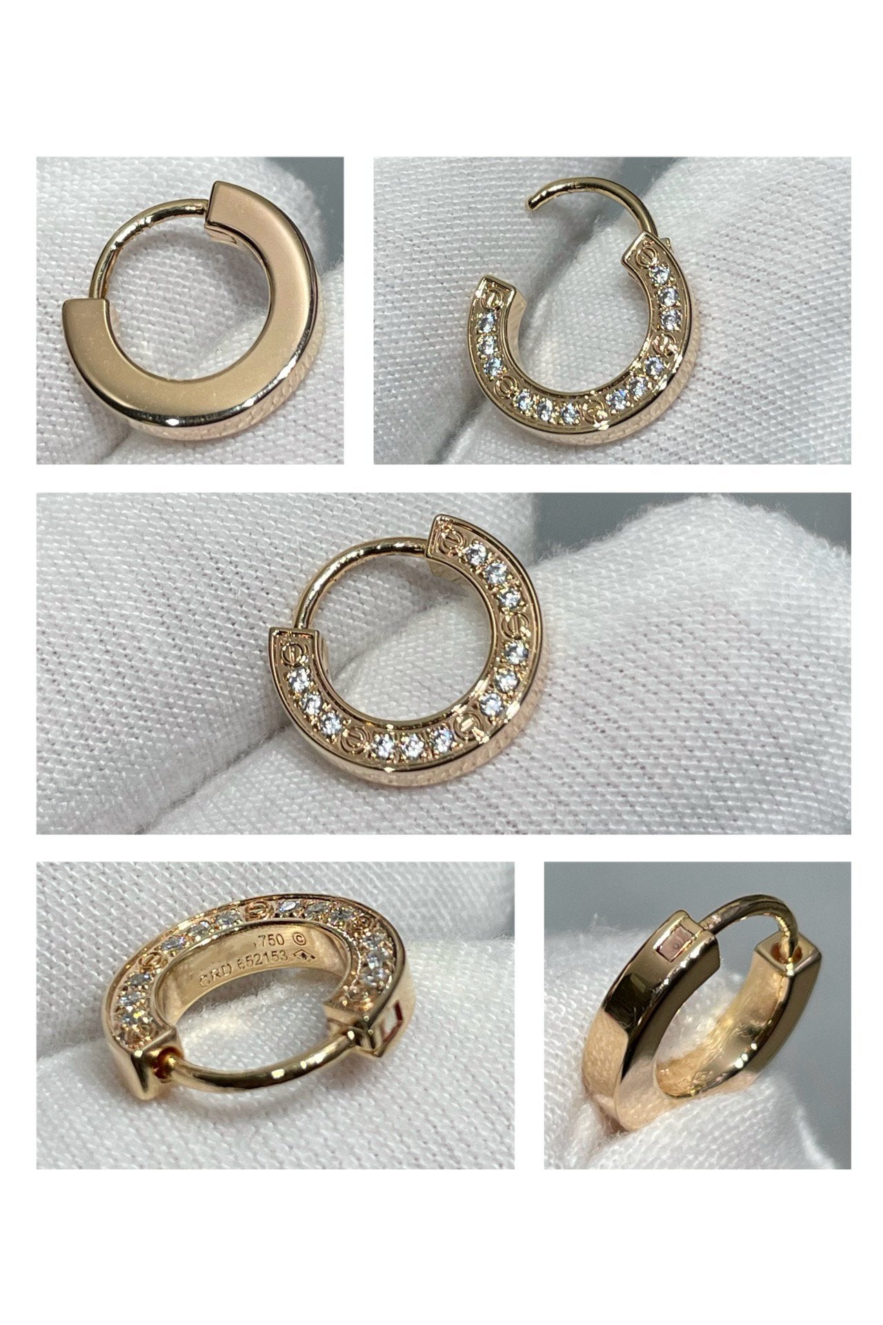 [CiCi]LOVE DIAMOND EARRINGS
